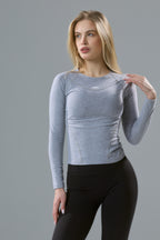 grey melange , сив меланж